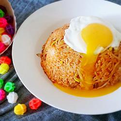 韩式五花肉炒饭的做法[图]
