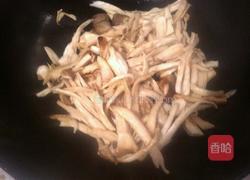 干煸平菇的做法图解4