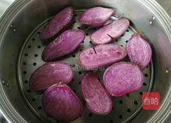 紫薯丸子的做法图解1