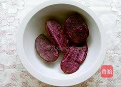 紫薯丸子的做法图解3