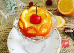 鲜橙蒸蛋的做法图解13