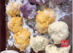 南瓜紫薯千层发糕的做法图解4