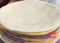 南瓜紫薯千层发糕的做法图解5