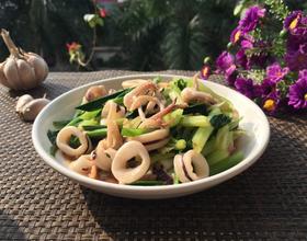 芹菜炒鱿鱼[图]