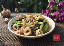 芹菜炒鱿鱼的做法图解8