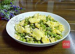 鸡蛋炒豌豆的做法图解10