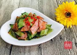 黄瓜炒火腿的做法图解7