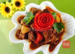 西红柿土豆炖牛肉的做法图解10