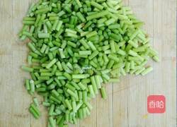 肉沫蒜苔粒~家常菜的做法图解5