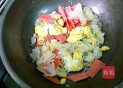 鸡蛋火腿炒银耳的做法图解6