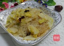 娃娃菜拌粉丝的做法图解6