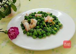 豌豆炒虾仁的做法图解8