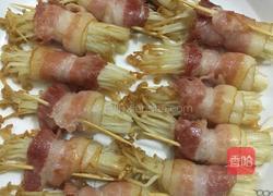 香煎培根金针菇卷的做法图解7