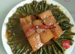 豆角红烧肉的做法图解8