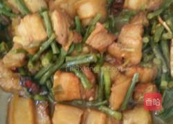豆角红烧肉的做法图解7