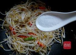 醋溜绿豆芽的做法图解8