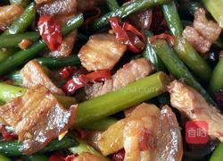 蒜苔回锅肉的做法图解7