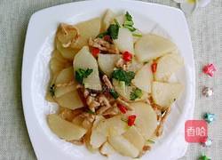 山药炒肉的做法图解9