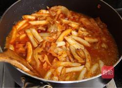 泡菜炒年糕的做法图解9