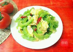 苦瓜拌鸡蛋的做法图解11