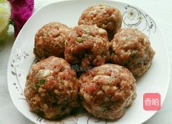 蛋黄狮子头的做法图解14