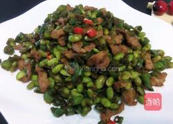 毛豆炒肉的做法图解11