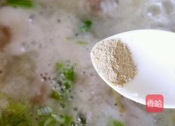 菠菜猪肝粥的做法图解12