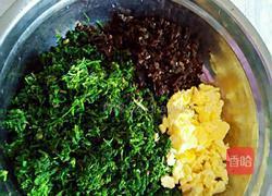 原生态野菜水煎饺的做法图解3