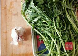 凉拌茼蒿菜的做法图解1