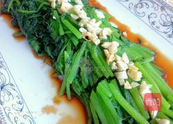 凉拌茼蒿菜的做法图解7