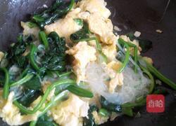 菠菜鸡蛋炒粉丝的做法图解8