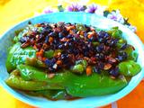 干豆豉煎虎皮青椒的做法[图]