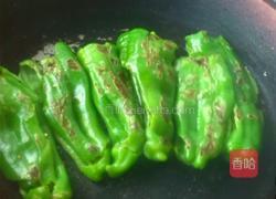 干豆豉煎虎皮青椒的做法图解6