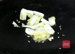 白菜炒豆腐的做法图解3