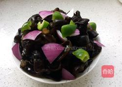 陈醋辣根拌木耳的做法图解5