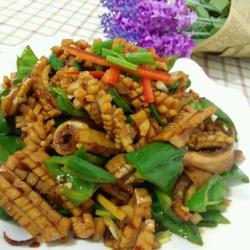 青椒鱿鱼的做法[图]