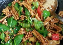 青椒鱿鱼的做法图解12