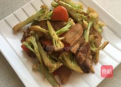干煸菜花五花肉的做法图解9