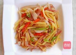 土豆洋葱炒腊肉的做法图解9