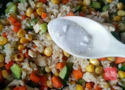 菠萝玉米鸡丁炒饭的做法图解11
