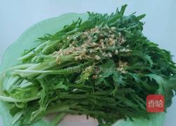 蒜汁麻酱拌苦菊的做法图解3