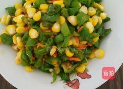青椒炒玉米的做法图解7