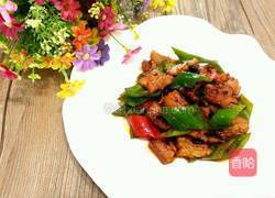 五花肉豆豉炒青椒的做法图解8