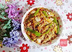 炒泡面的做法图解10