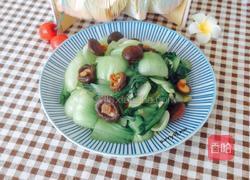 清炒香菇上海青的做法图解8