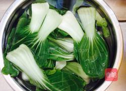 清炒香菇上海青的做法图解1