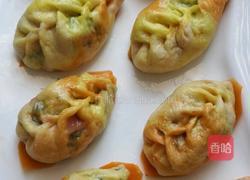 韭菜鸡蛋馅麦穗包子的做法图解19