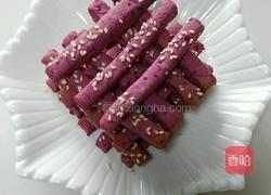 紫薯饼干棒的做法图解6