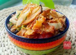 榨菜时蔬炒饼的做法图解8