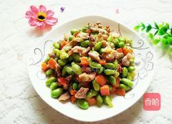 毛豆炒肉的做法图解10